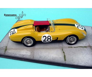 Ferrari 500 TRC #28 "Equipe Nationale Belge" Le Mans 1957 - Renaissance - REN-24/18b