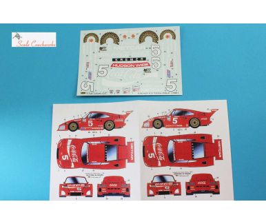 Porsche 935 K3/80 "Coca Cola" Daytona/Sebring 1981 Decal 1/24 - Scale Coachworks - SCW-CK02SD