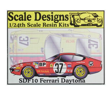 Ferrari 365 GTB4 "Pozzi" Le Mans 1974 1/24 - Scale Designs - SD-SDF6