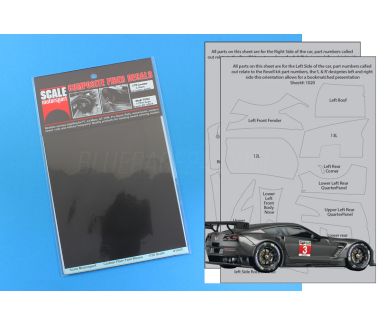 Corvette C7.R Full Carbon Jacket Testcar 2015 1/25 - Scale Motorsport - 7050