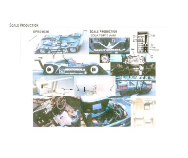 Lola B98/10 DAMS Le Mans 1999 1/24 - Scale Production - SP-B24020