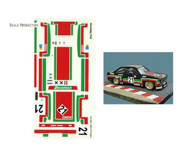 Ford Escort II Zakspeed "Castrol" Deutsche Rennsport Meisterschaft 1976 1/24 Decal - Scale Production