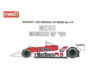 McLaren M29C Monaco GP 1980 1/20