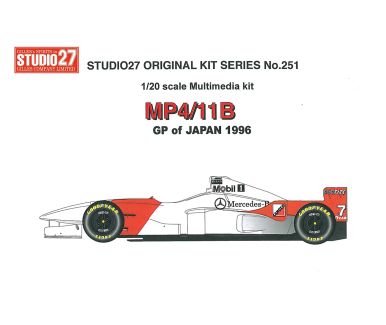 McLaren MP4/11B Monaco GP 1996 1/20 - Studio27 - ST27-FK20250