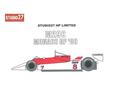 McLaren M29C Monaco GP 1980 - Studio27 - ST27-LPE2011