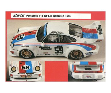 Porsche 911 Turbo S LM "Brumos" Sebring 12 Hours 1993 1/43 - Starter - 924