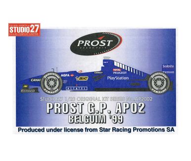 Prost AP02 Belgium Grand Prix 1999 1/20 - Studio27 - ST27-AP2002