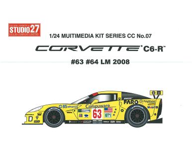 Corvette C6-R - Le Mans 2010 #63 / #64 - 1/24 - Studio 27 - ST27-CC2412