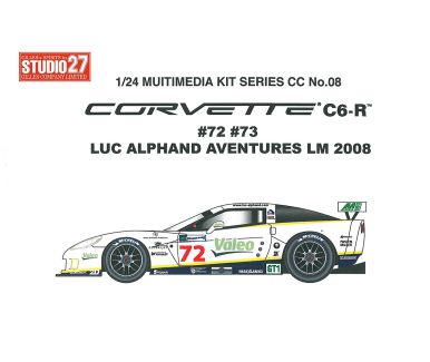 Corvette C6-R #72 #73 Le Mans 2008 1/24 - Studio27 - ST27-CC2408