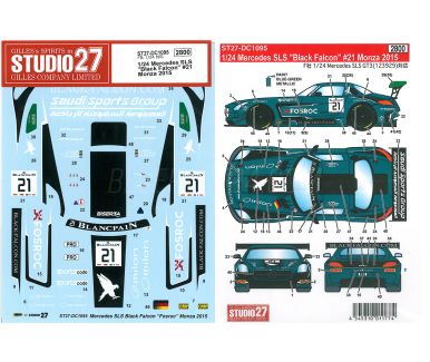 Mercedes SLS GT3 Russian Team #70 Monza 2015 - Studio27 - ST27-DC1096