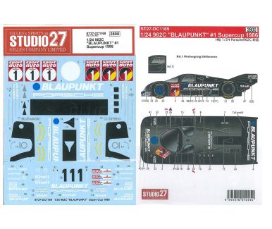 Alfa Romeo 155 V6 T1  Alfa Corse J.A.S-Martini - ITC 1996 1/24 - Studio 27 - ST27-DC806