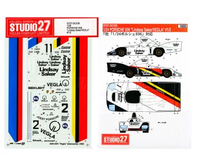 Porsche 936/78 Essex - Le Mans 1979 #12 #14 1/24 - Decals