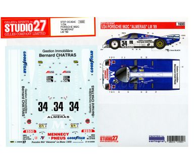 Porsche 962C "From A" JSPC 1986/87 1/24 - Studio27 - DC443