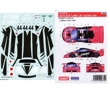 McLaren F1 GTR Long Tail "Lark" Le Mans 24 Hours 1997 1/24 - Studio27 - ST27-DC674