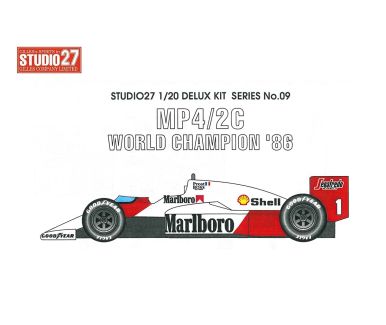 McLaren MP4/2C World Championship Car 1986 1/20 - Studio27 - ST27-DX2009