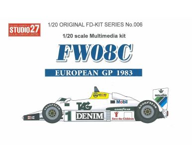 Williams FW08C European GP 1983 1/20 - Studio27- ST27-FD20006