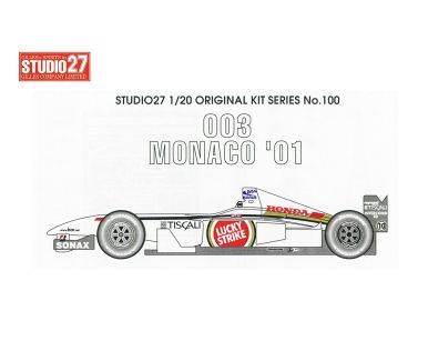 BAR 003 Monaco Grand Prix 2001 1/20 - Studio27 - ST27-FK20100
