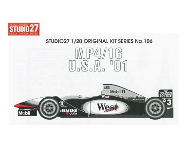McLaren MP4/16 United States Grand Prix 2001 1/20 - Studio27 - ST27-FK20106