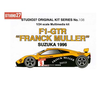 McLaren F1-GTR "Franck Muller" Suzuka 1000 km 1996 1/24 - Studio27 - ST27-FK24108