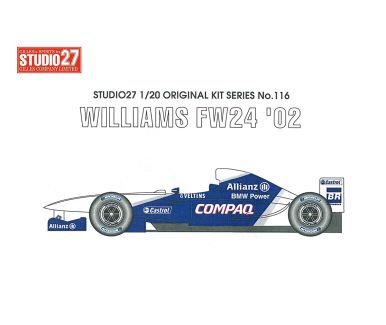 Williams FW24 "HP-Version" Formula One 2002 1/20 - Studio27 - ST27-FK20124