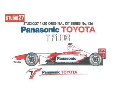 Toyota TF103 2003 1/20 - Studio27 - ST27-FK20136