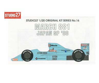 March 881 Japan Grand Prix 1988 1/20 - Studio27 - ST27-FK2016