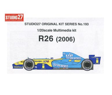 Renault R26 Formula One World Championship 2006 1/20 - Studio27 - ST27-FK20193