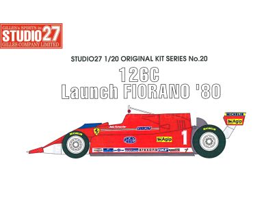 Ferrari 126C - Launch Fiorano 1980 1/20 - Studio 27 - ST27-FK2020