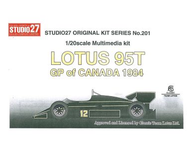 Lotus 95T Canada Grand Prix 1984 1/20 - Studio27 - ST27-FK20201