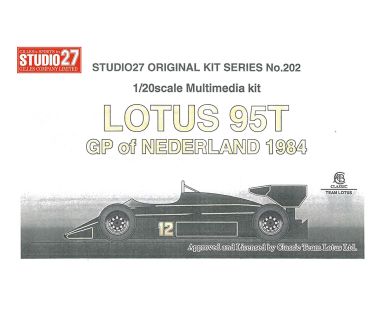 Lotus 95T Nederland Grand Prix 1984 1/20 - Studio27 - ST27-FK20202