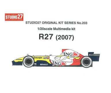 Renault R27 Grand Prix of Australia 2007 1/20 - Studio27 - ST27-FK20203