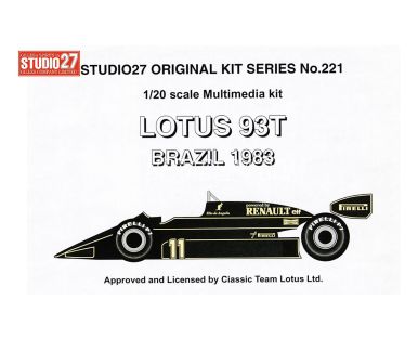 Lotus 93T Press/Tests Brasil GP 1983 1/20 - Studio27 - ST27-FK20221