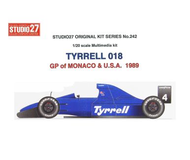 Tyrrell 018 Monaco/USA GP 1989 1/20 - Studio27 - ST27-FK20242