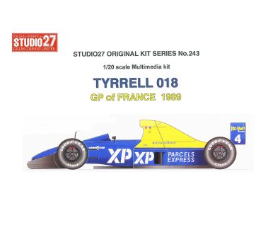 Tyrrell 018 French GP 1989 1/20 - Studio27 - ST27-FK20243