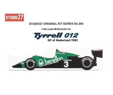 Tyrrell 012 Grand Prix of Netherland 1983 1/20 - Studio27 - ST27-FK20260