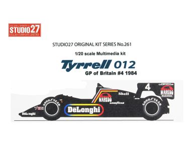 Tyrrell 012 #4 British Grand Prix 1984 1/20 - Studio27 - ST27-FK20261