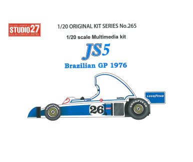 Ligier JS5 #26 Brazilian GP 1976 1/20 - Studio27 - ST27-FK20265