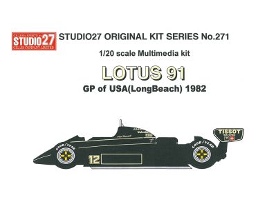 Lotus 91 USA Long Beach Grand Prix 1982 1/20 - Studio27 - FK20271