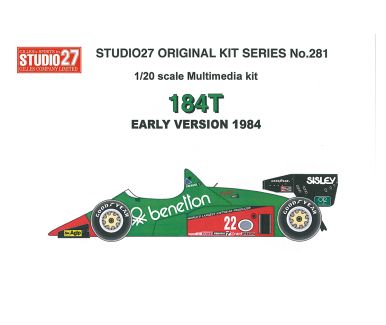 Alfa Romeo 184T Late Version 1984 1/20 - Studio 27 - FK20828