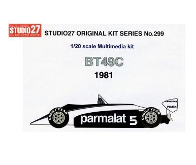 Brabham BT49C Formula 1 World Championship 1981 1/20 - Studio27 - ST27-FK20299
