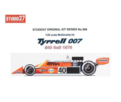 Tyrrell 007 Late Version 1975 1/20 - Studio27 - ST27-FK20304