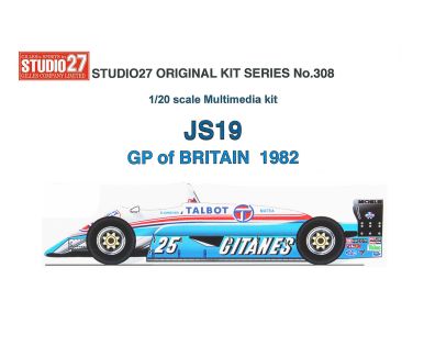 Ligier JS19 British Grand Prix 1982 1/20 - Studio27 - ST27-FK20308