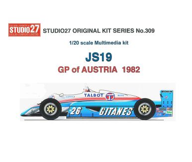 Ligier JS19 Austria Grand Prix 1982 1/20 - Studio27 - ST27-FK20309