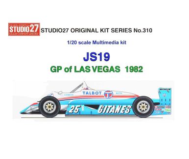 Ligier JS19 U.S.A. (Las Vegas) Grand Prix 1982 1/20 - Studio27 - ST27-FK20310