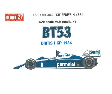 Brabham BT53 BMW British Grand Prix 1984 1/20 - Studio27 - ST27-FK20321