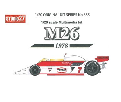 McLaren M26 Japanese GP 1977 / British GP 1978 1/20 - Studio 27 - ST27-FK20335