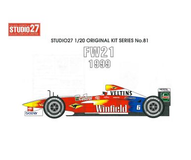 Williams FW21 Formula One World Championship 1999 1/20 - Studio27 - ST27-FK2081