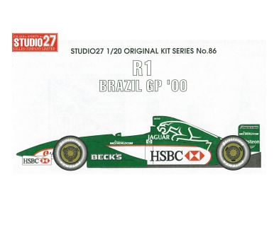 Jaguar R1 Brazil Grand Prix 2000 1/20 - Studio27 - ST27-FK2086