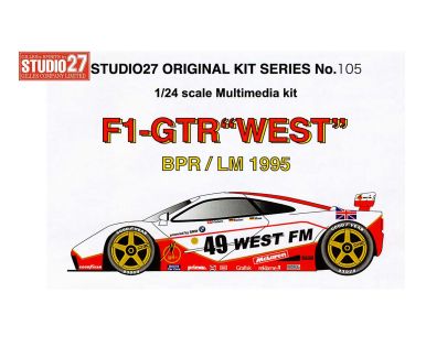 McLaren F1-GTR Le Mans/BPR 1995 "West" - Studio 27 - ST27-FK24105