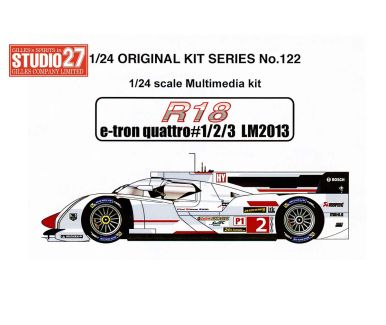 Audi R18 e-tron quattro Le Mans 24 Hours 2013 1/24 - Studio27 - ST27-FK20122